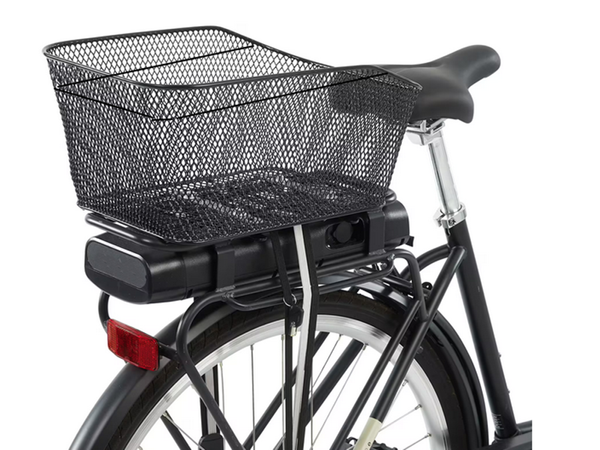 Large bicycle basket metal bicycle basket for luggage rack strong screw-on