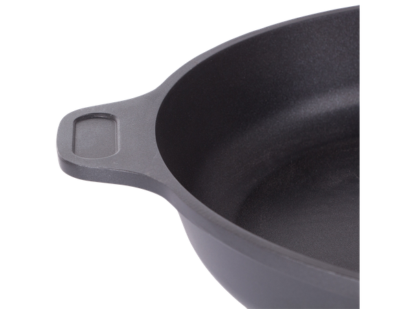 Large furnishing pans coated with non-infrigerant induction gas 28cm xl