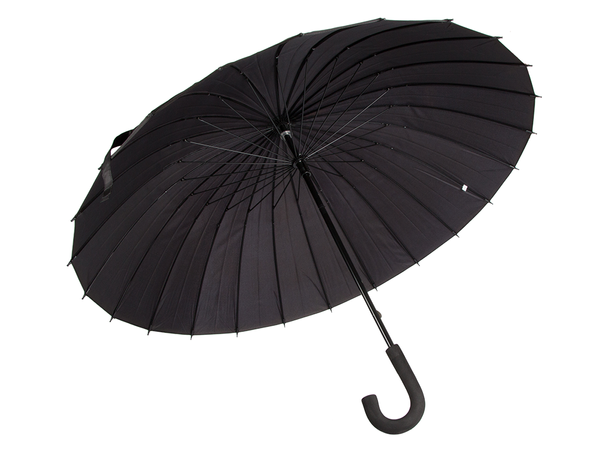 Large umbrella black sturdy elegant umbrella