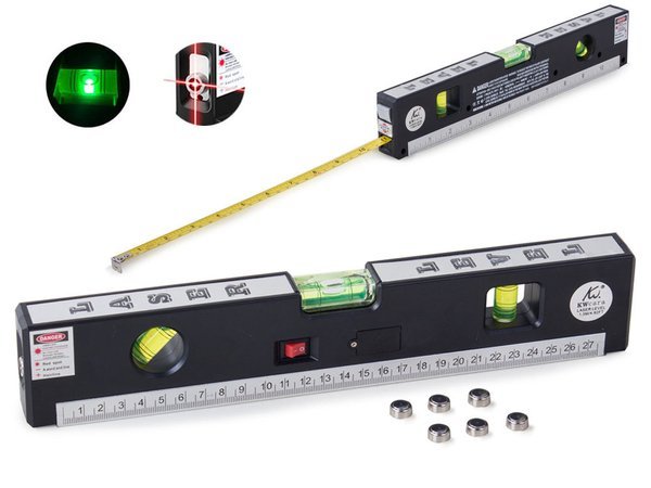 Laser Level Measure LED 31 Cm Backlight
