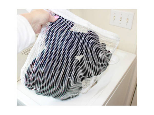 Laundry washing bag mesh zip 50x60