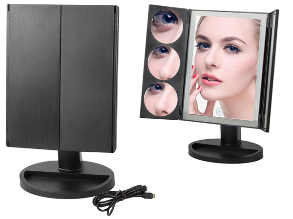 Led make-up mirror magnifying 3x 5x 10x