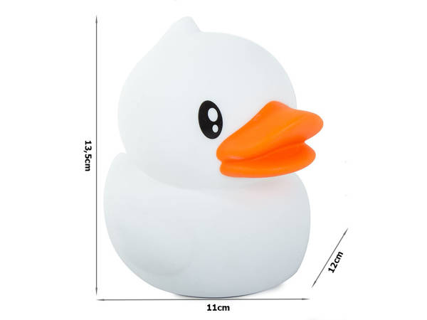 Led night light for kids rgb duck touch