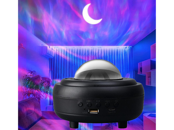 Led night light star projector aurora sky projector bluetooth speaker