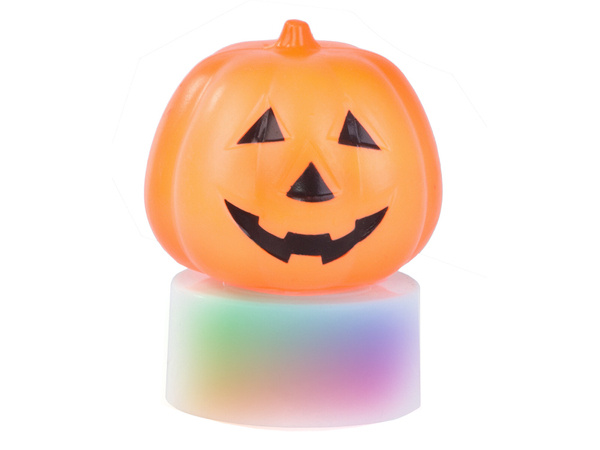 Led pumpkin light glowing figurine decoration halloween decoration battery operated