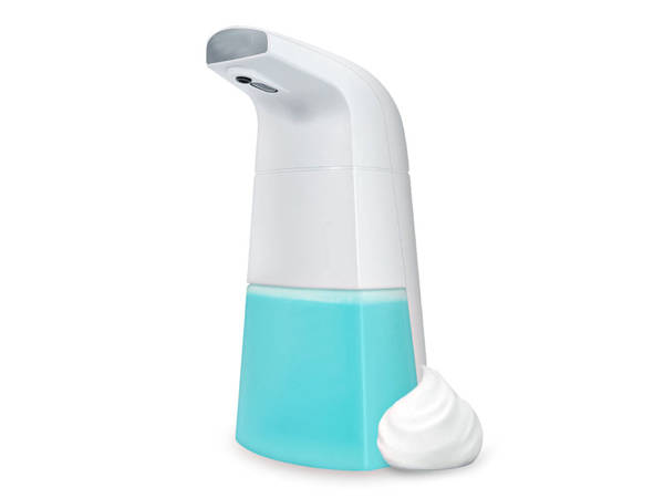 Liquid foam automatic soap dispenser