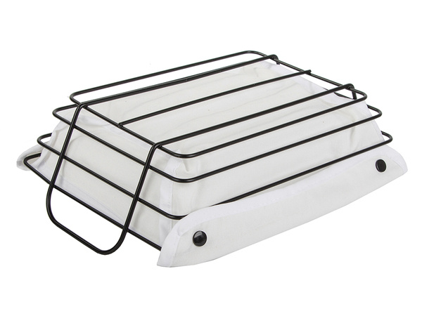 Loft metal wire basket for kitchen for fruit bread with lining