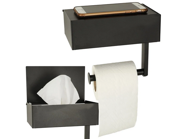 Loft toilet paper holder loft wc shelf steel