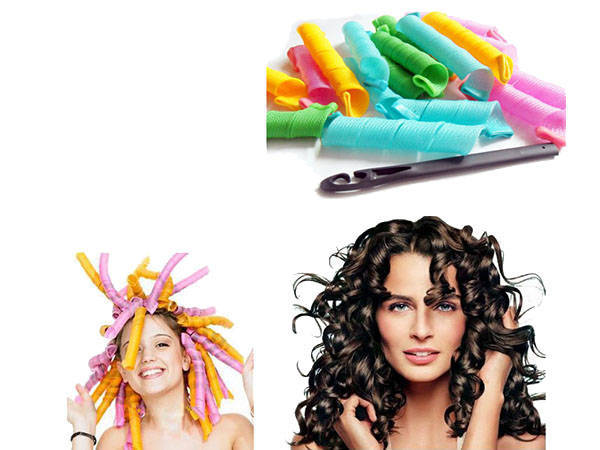 Magic leverag papillote spiral curlers curls maxi