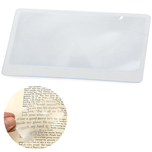 Magnifier business card fresnel lens card 85x55mm