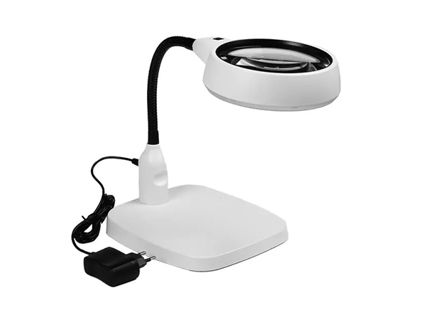 Magnifying glass cosmetic led lamp