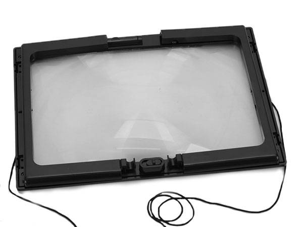 Magnifying glass for reading magnifying screen a4 led