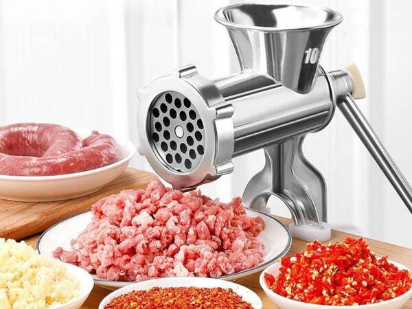 Meat mincer manual sausage stuffing machine manual