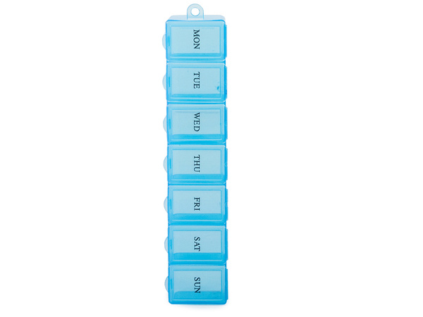 Medication container weekly medication cassette supplement organiser 7 days