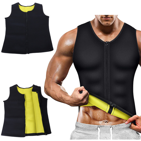 Men's neoprene fitness shirt for weight loss