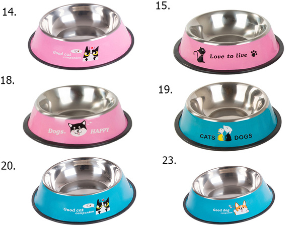 Metal anti-slip dog bowl 150ml