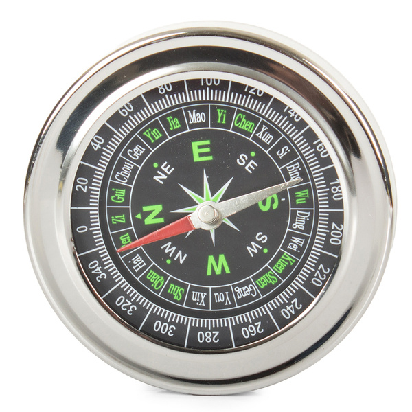Metal compass pocket tourist compass