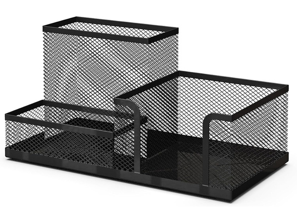 Metal desk organiser 3 compartments