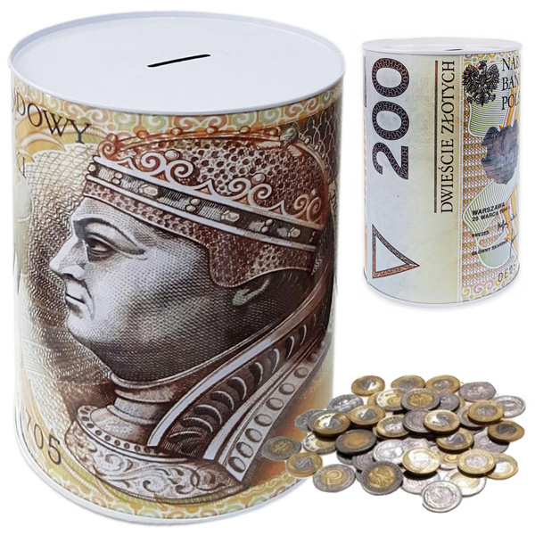 Metal money box can xl large