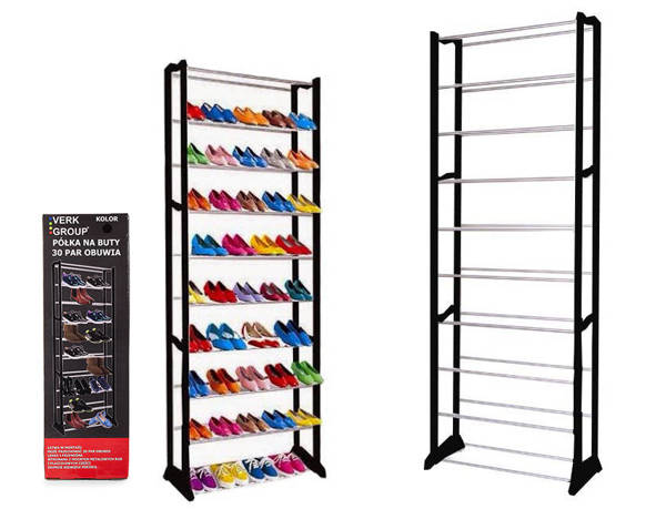 Metal shoe rack 30 pairs cabinet shoe rack