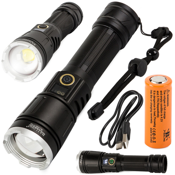 Military bailong led tactical torch xhp160 zoom