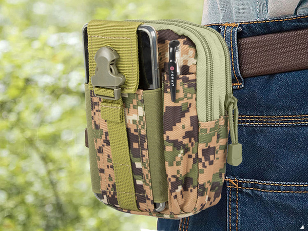 Military tactical molle belt pouch