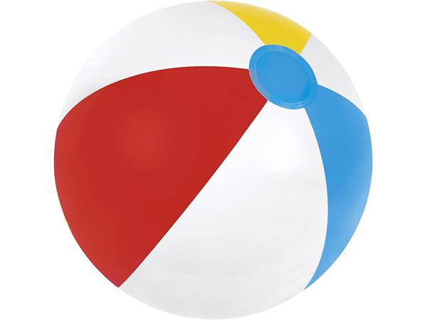 Multi-coloured inflatable children's beach ball 30 cm for the pool