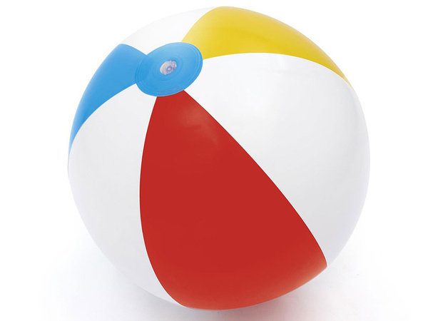 Multi-coloured inflatable children's beach ball 30 cm for the pool