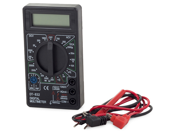 Multimeter digital tester with lcd signal