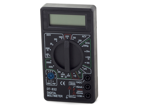 Multimeter digital tester with lcd signal