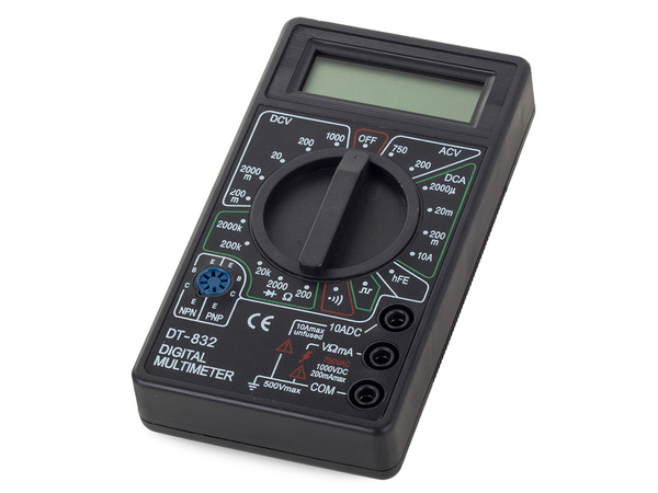 Multimeter digital tester with lcd signal