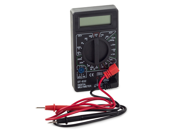 Multimeter digital tester with lcd signal