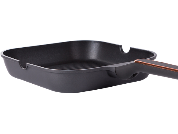 Non stick non-stick grill pan induction gas 28cm