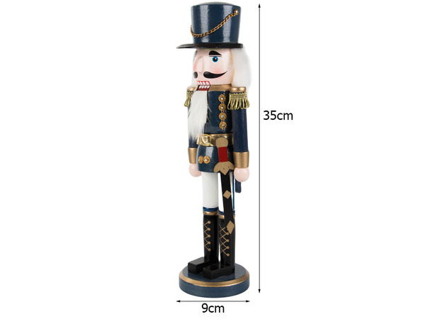 Nutcracker wooden soldier decorative christmas figurine gift