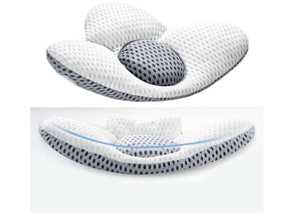 Orthopaedic back pillow lumbar support