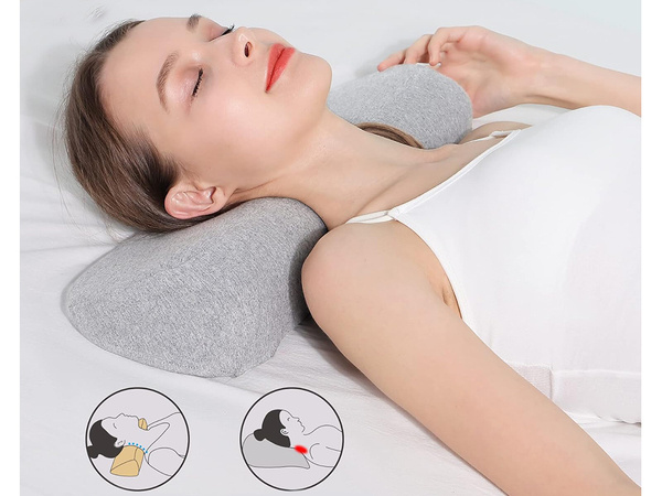 Orthopaedic sleeping pillow moulded foam ergonomic support