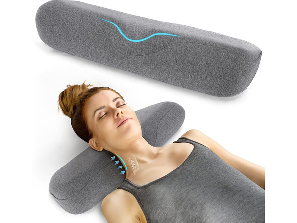 Orthopaedic sleeping pillow moulded foam ergonomic support