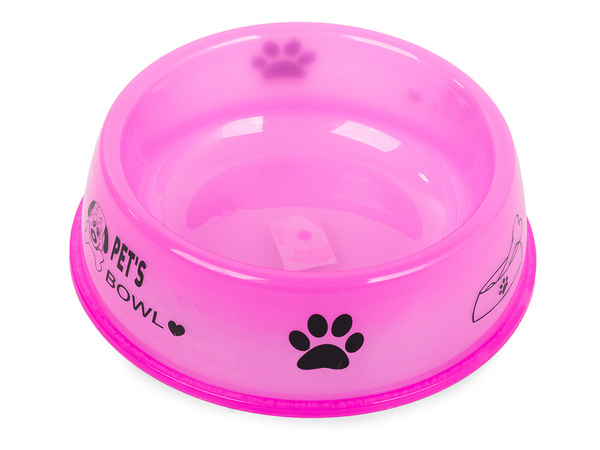 Plastic bowl for dog cat water stall 0.6l
