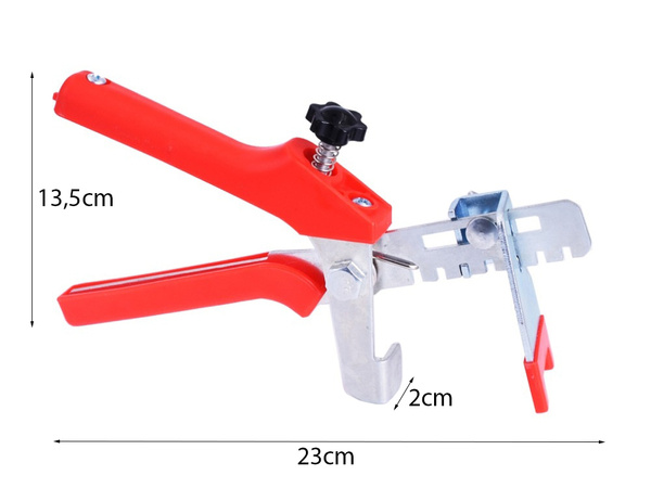 Pliers tongs tile levelling system clamp