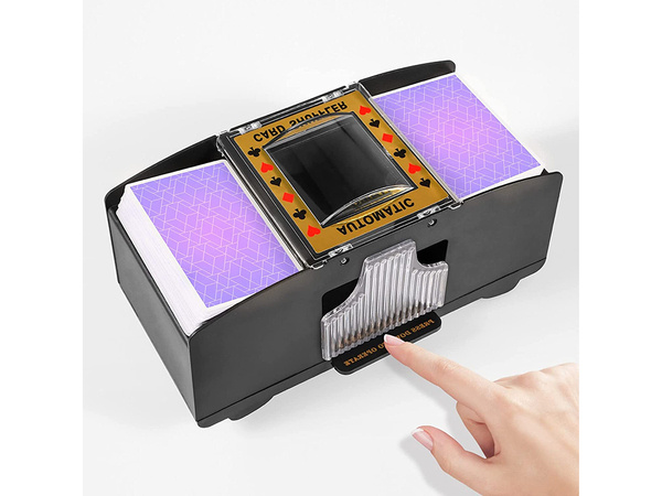 Poker set card shuffler poker shuffler