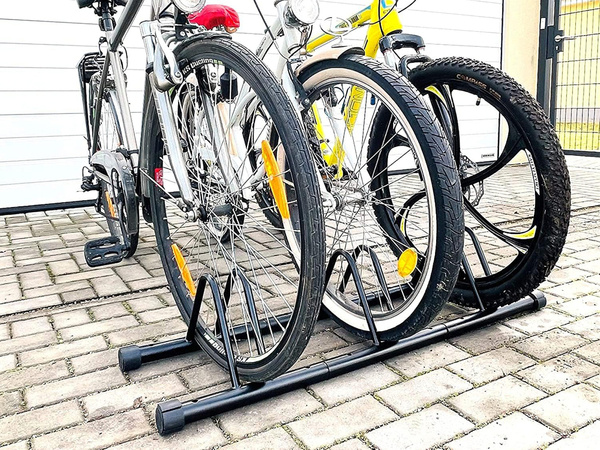 Rack for 3 bicycles bicycle storage service parking barriers