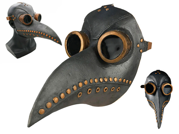 Raven bird plague mask doctor latex halloween