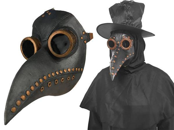 Raven bird plague mask doctor latex halloween