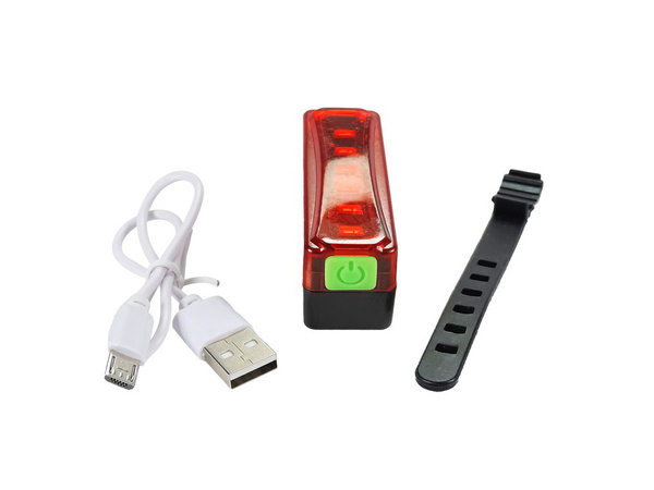 Rear bicycle led light usb bike light