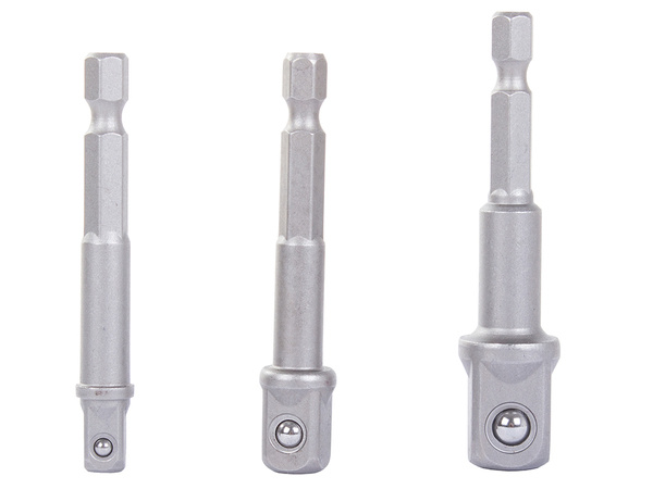 Reductions adapters screwdriver sockets 1/4 3/8 1/2