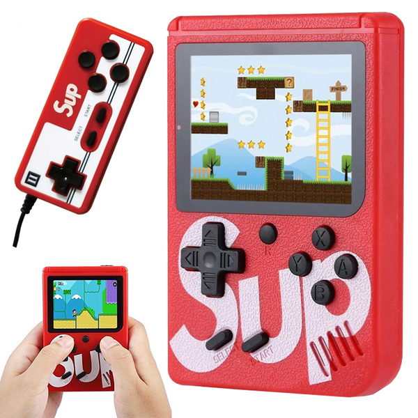 Retro mini portable console 400 games 3.0 tv game box games remote control pad