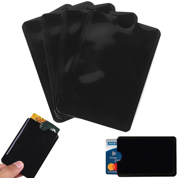 Rfid anti-theft key card holder x4