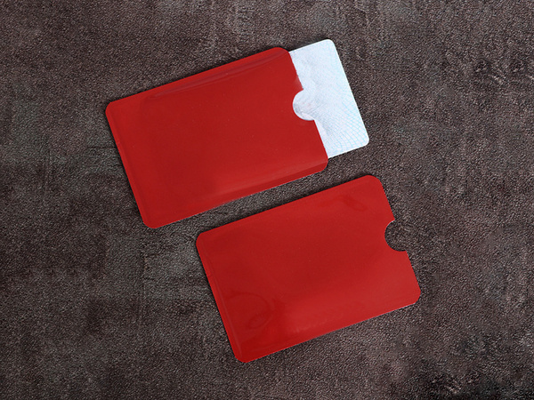 Rfid anti-theft key card holder x4