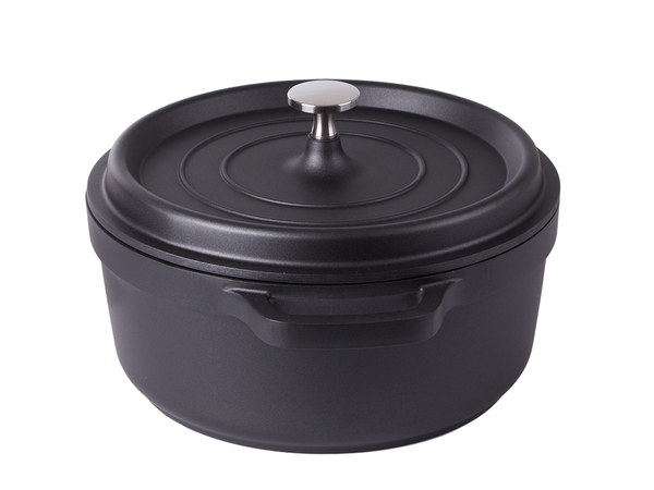 Roasting tin for cooking non stick induction gas lid 4l