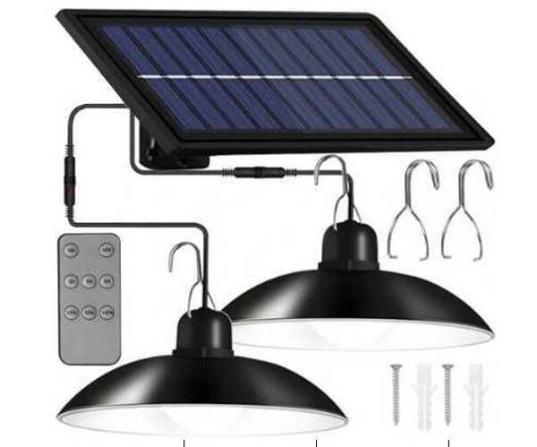 SOLAR LAMP WITH REMOTE 2PCS (36)